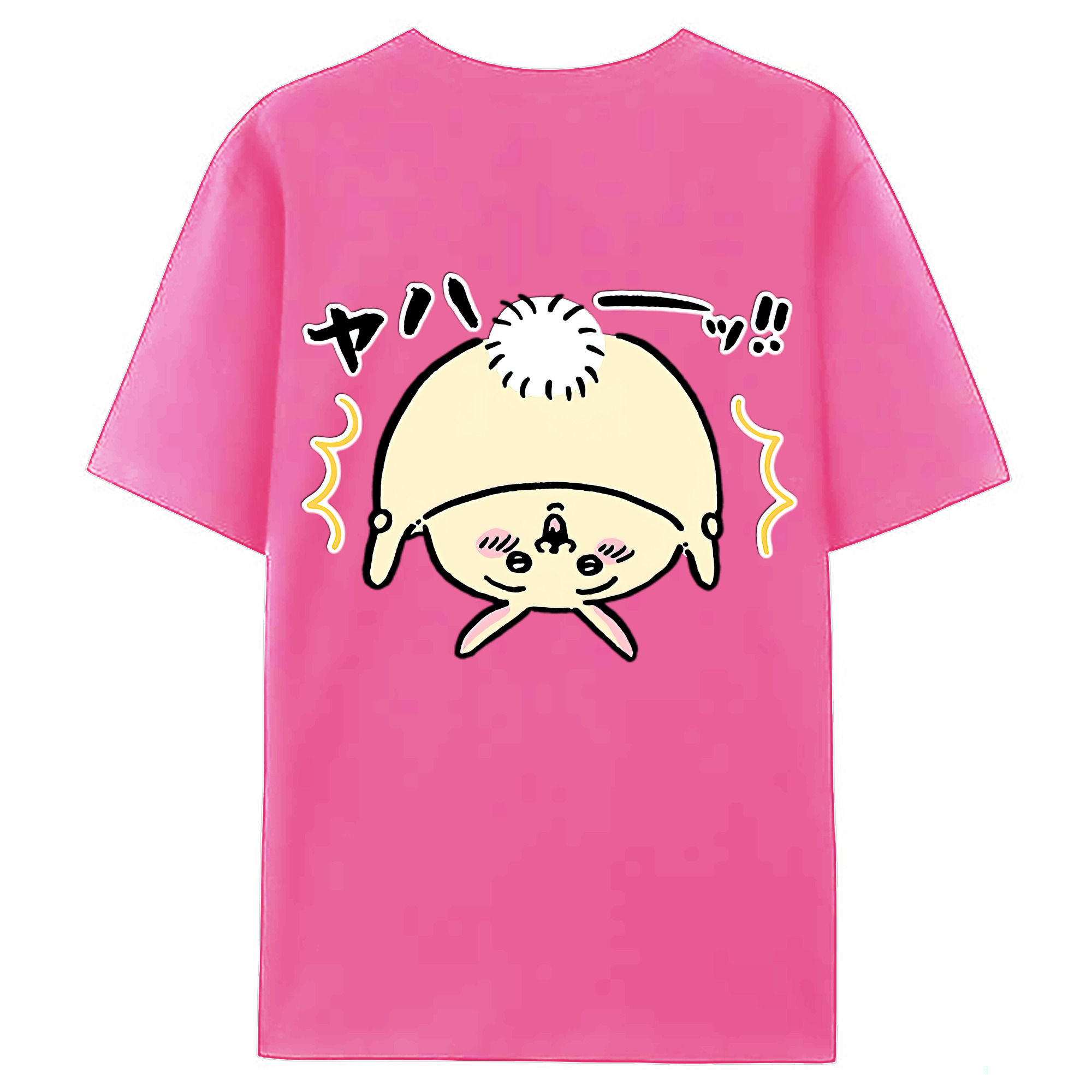 （画像用） ちいかわ うさぎ Chii-kawa usagi レディース半袖Tシャツ(バックプリント)